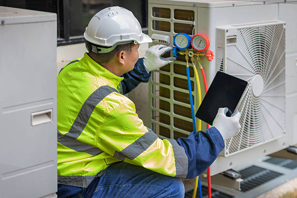 Professional Ductwork Repair technician working in Valhalla, NY